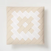 Linen Strap Weave Pillow Cover | West Elm