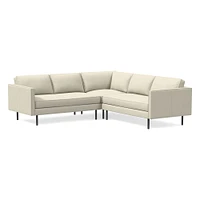 Axel Leather L-Shaped Sectional | Sofa With Chaise West Elm