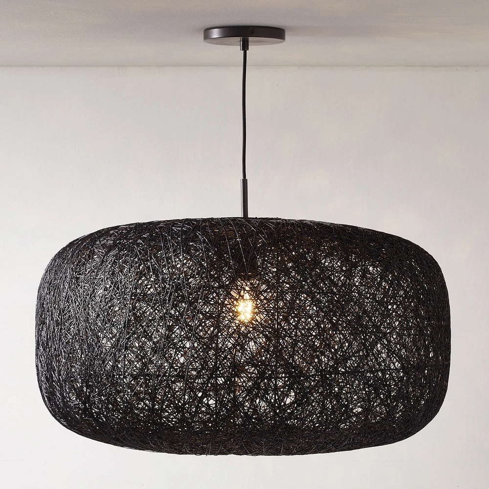 Open Weave Pendant Light (29.5") | West Elm