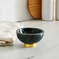 4" Marble & Brass Dip Bowls | West Elm