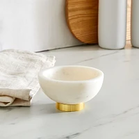 4" Marble & Brass Dip Bowls | West Elm