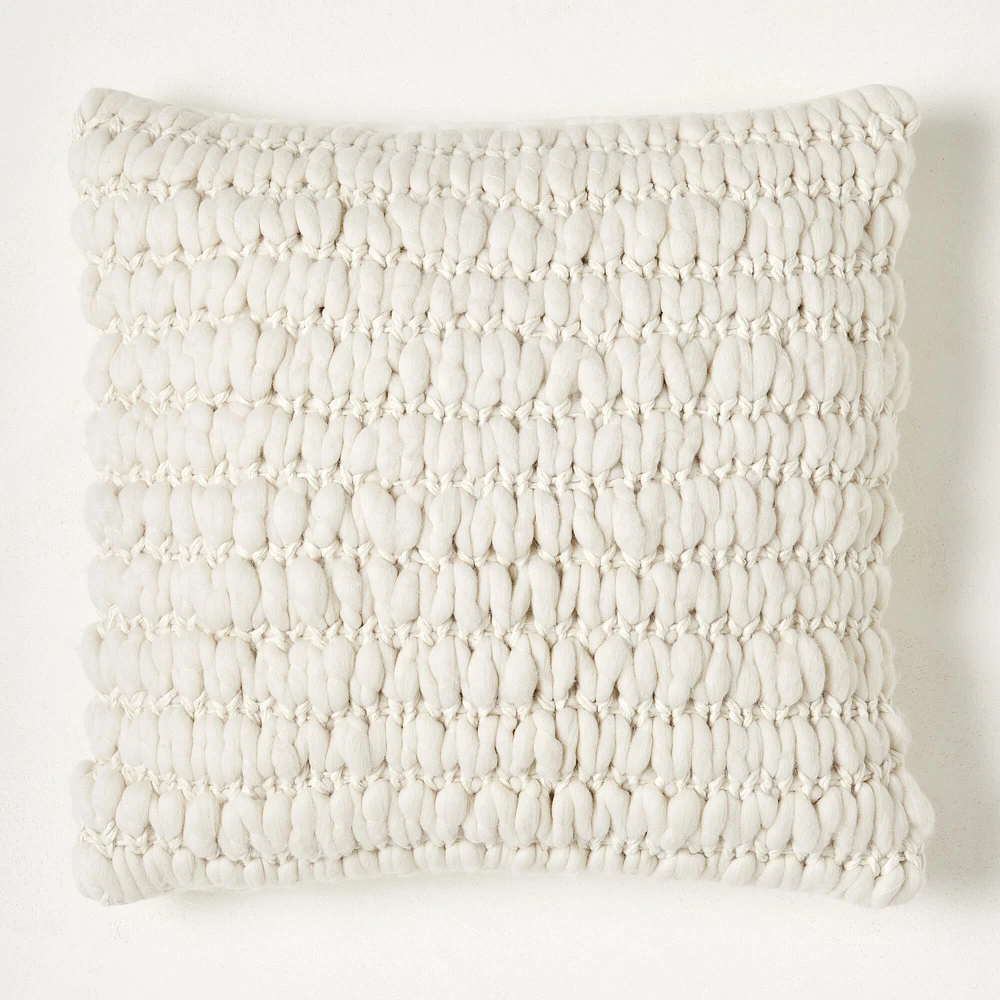 Winter White Pillow Cover & Throw Set | West Elm