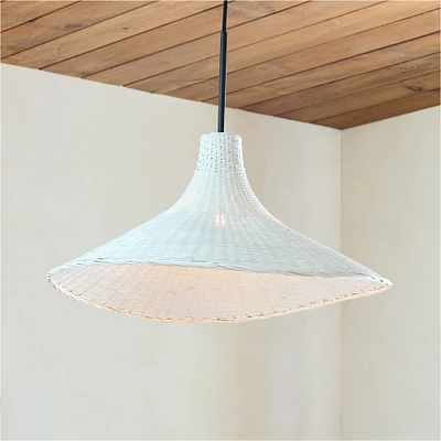 Callie Woven Pendant (25"–35") | West Elm