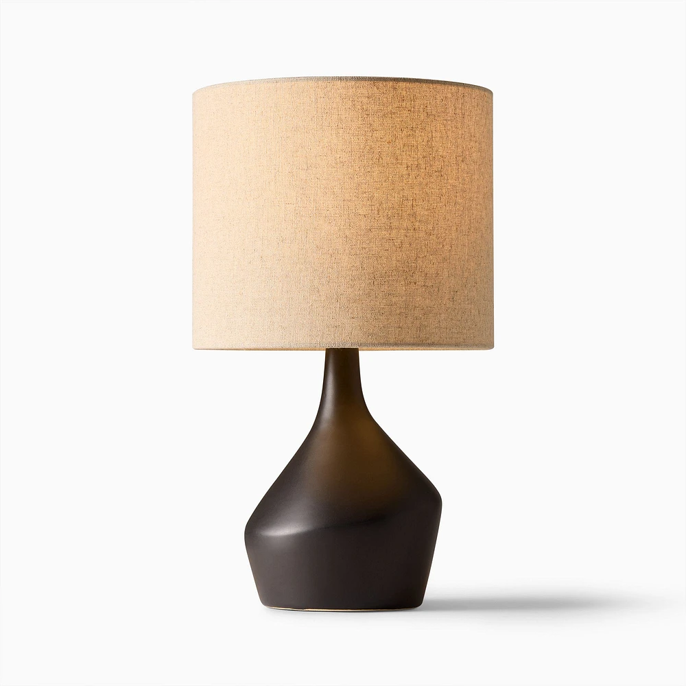 Asymmetry Ceramic Table Lamp | Modern Light Fixtures West Elm