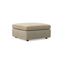 Harris Motion Leather Ottoman | West Elm