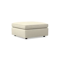 Harris Motion Leather Ottoman | West Elm