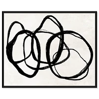 Tangled Rings Framed Canvas Wall Art | West Elm