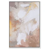 Sunrise Abstract Framed Canvas Wall Art | West Elm