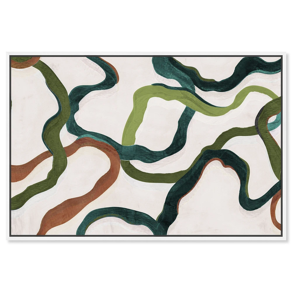 Paths of Life Framed Canvas Wall Art | West Elm