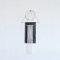 Aurea Walldeco Black & White Wall Hanging | West Elm