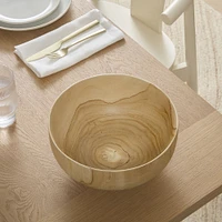 Gaia Teak Wood Serving Bowl | West Elm