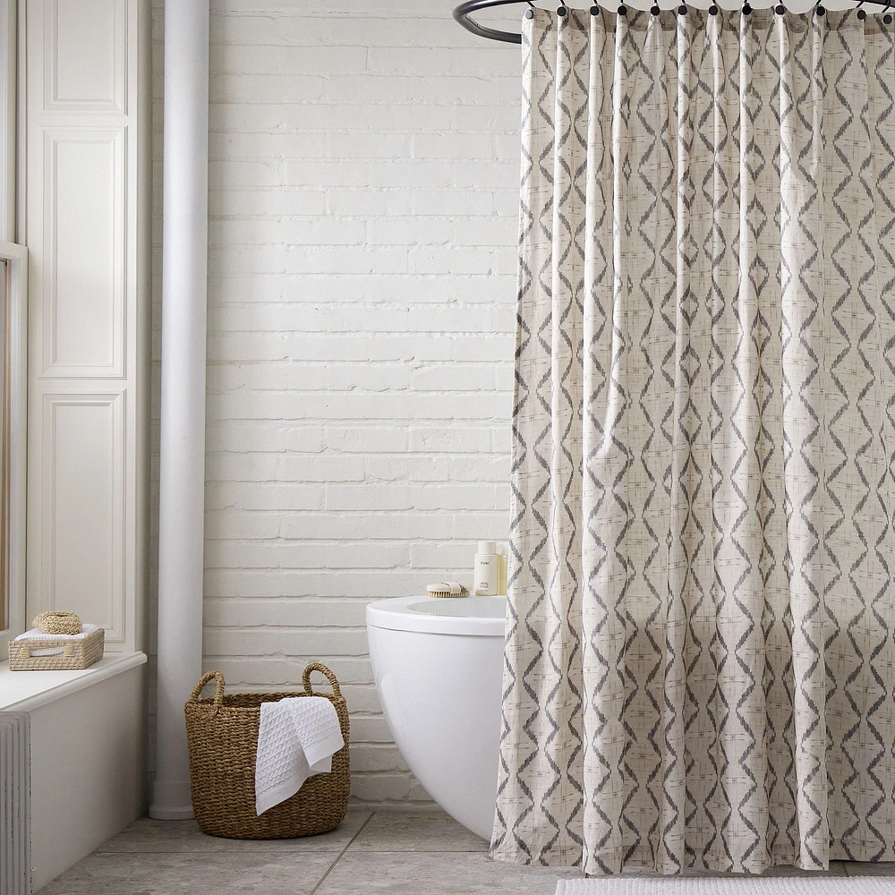 Desi Ikat Shower Curtain | West Elm