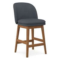 Wayne Swivel Armless Bar & Counter Stools | West Elm