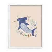 Sharky Cute Framed Wall Art by Minted for West Elm Kids |