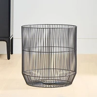 Fine Line Metal Round Baskets | West Elm