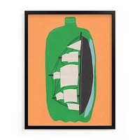 Two Liter Ship Framed Wall Art by Minted for West Elm Kids |