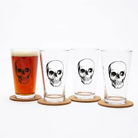 Counter Couture Skull Pint Glass | West Elm