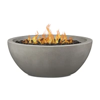 Round Concrete Fire Pit Table (38"–42") | West Elm