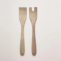 Farmhouse Pottery Crafted Salad Servers | West Elm