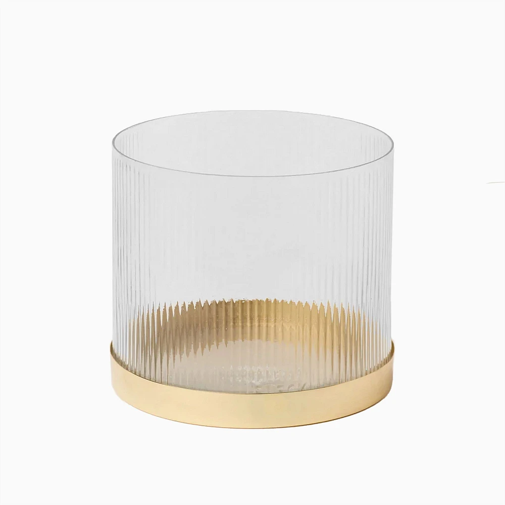 Fleck Fluted Glass Vase | West Elm