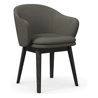 Wayne Leather Dining Arm Chair | West Elm