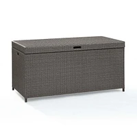 Palm Harbor Outdoor Wicker Storage Bin | West Elm