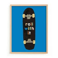 Roll With It Framed Wall Art by Minted for West Elm Kids |