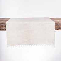 Creative Women Riviera Handwoven Cotton Table Runner & Tablecloth | West Elm