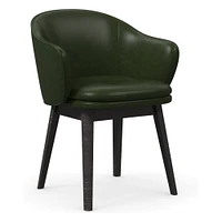 Wayne Leather Dining Arm Chair | West Elm