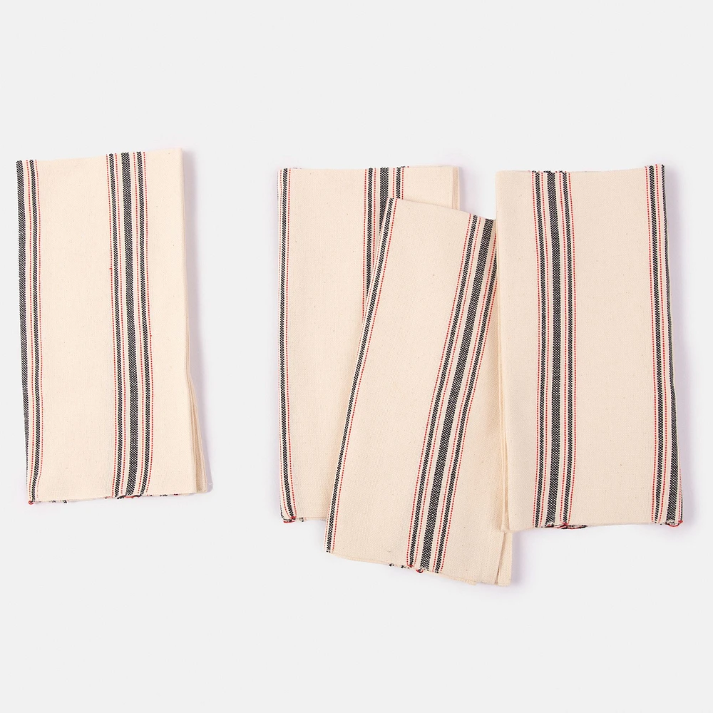 Siafu Home Mistari Napkins (Set of 4) | West Elm