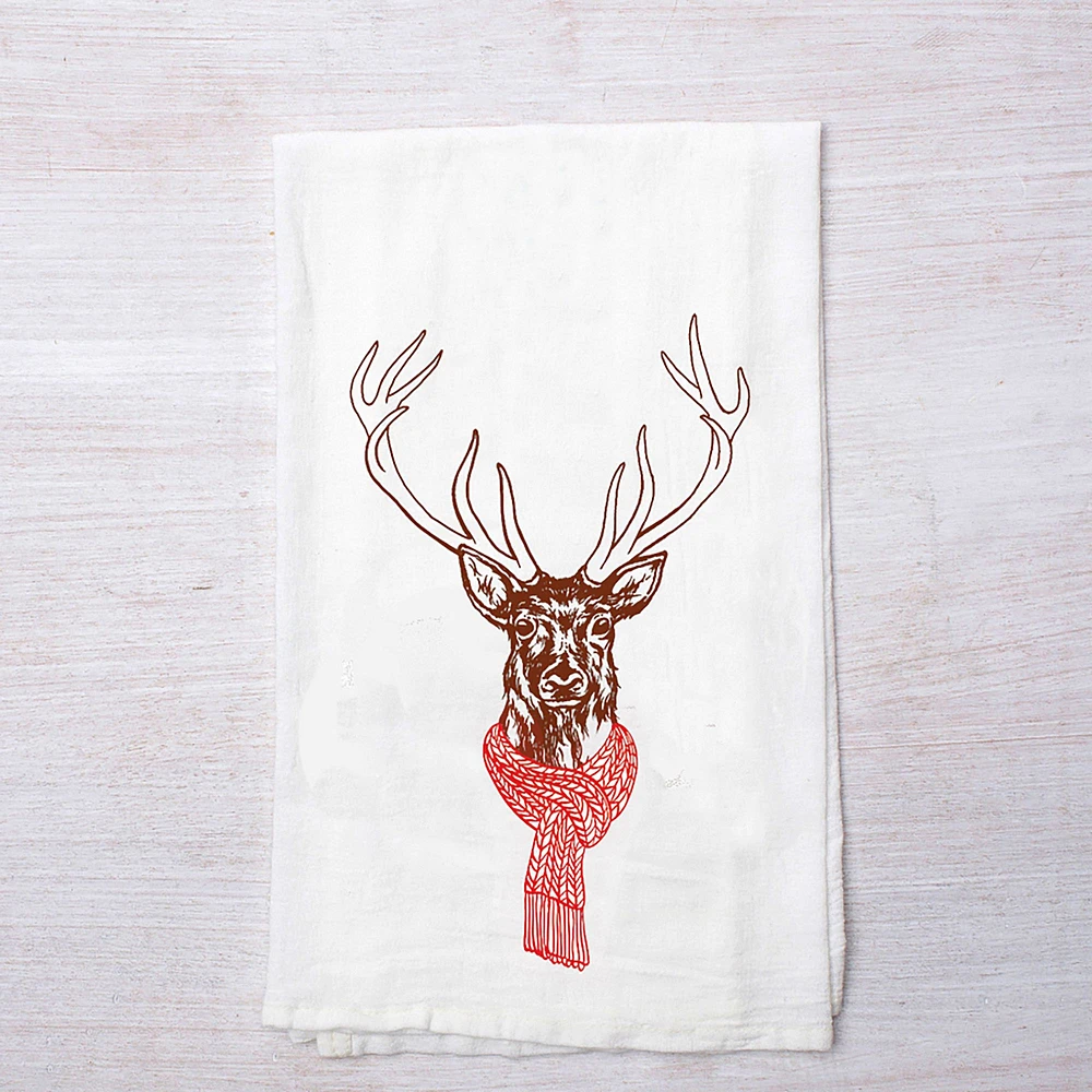 Counter Couture Holiday Deer Towel | West Elm