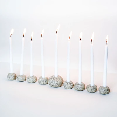 Keraclay Stoneware Menorah Set | West Elm