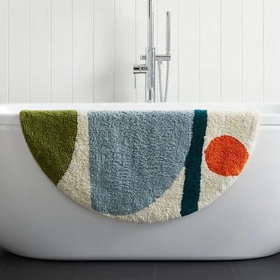 Donna Wilson Balance Shape Round Bath Mat | West Elm