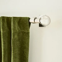 Oversized Ball Finial Adjustable Curtain Rod  | West Elm