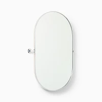 Metal Frame Pivot Mirror - Pill | West Elm