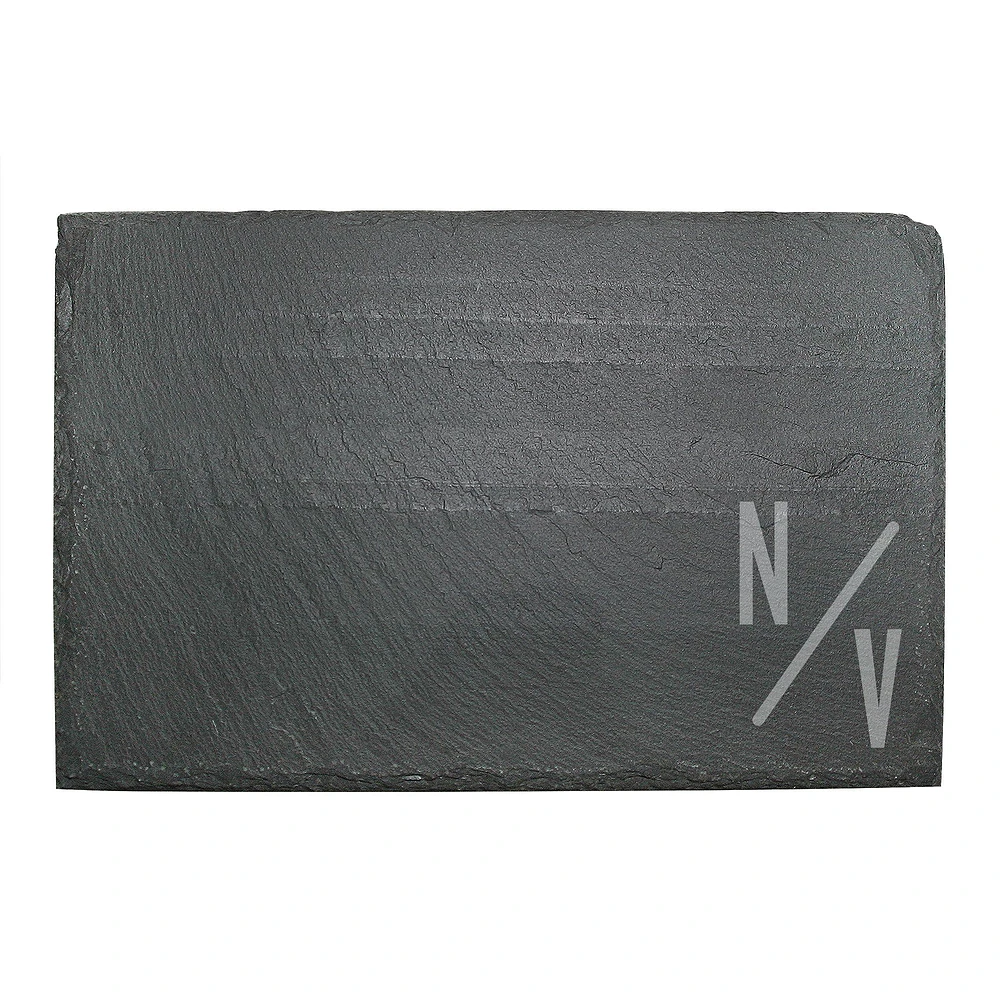 Monogram Slate Cheese Board | West Elm