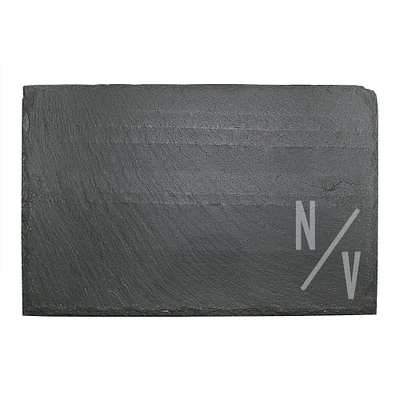 Monogram Slate Cheese Board | West Elm