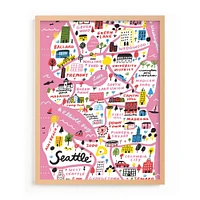 I love Seattle Framed Wall Art by Minted for West Elm Kids |