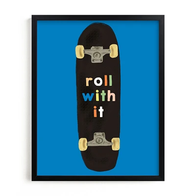 Roll With It Framed Wall Art by Minted for West Elm Kids |