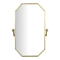 Rectangular Metal Wall Mirror w/ Adjustable Bracket | West Elm