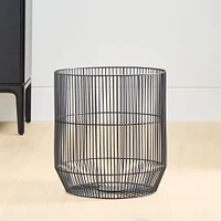 Fine Line Metal Round Baskets | West Elm