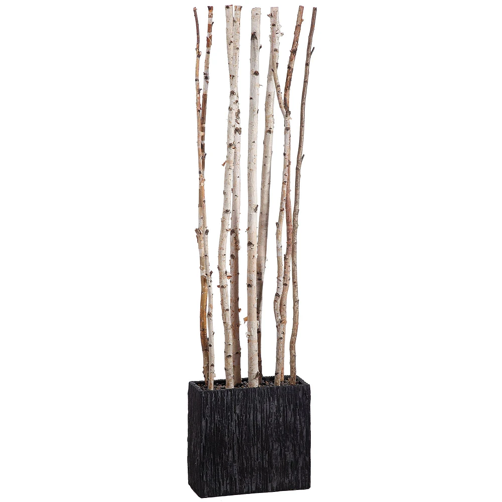 Faux Potted Birch Tree Divider | West Elm