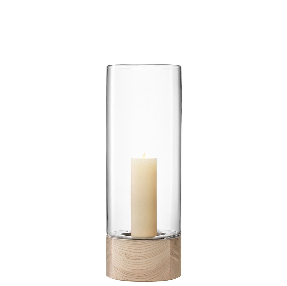 Lotta Glass & Wood Vase | West Elm
