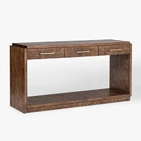 Finlo Burled Entryway Wood Console (64") | West Elm