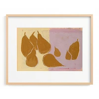 Limited Edition "Bosc Pears" Framed Art by Minted for West Elm |