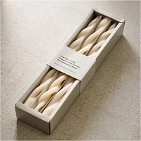 Double Twist Taper Candles (Set of 6) | West Elm