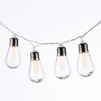 Solar 10L String Light - Plastic Bulb | West Elm