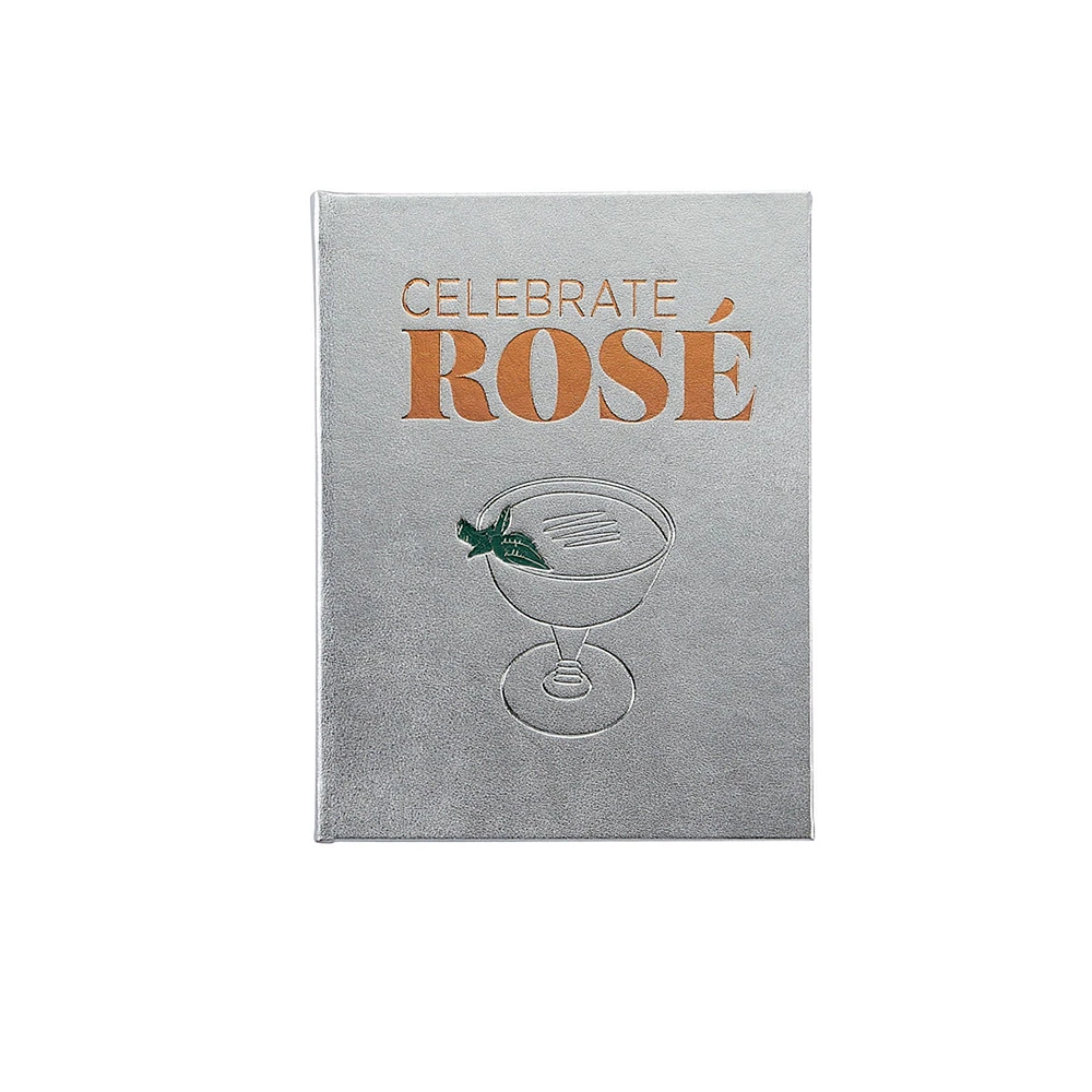 Celebrate Rosé Leather-Bound Book | West Elm