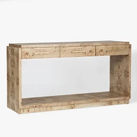 Finlo Burled Entryway Wood Console (64") | West Elm