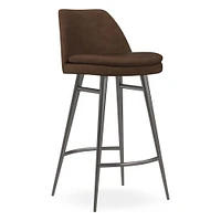 Finley Vegan Leather Counter Stool | West Elm